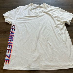 Lululemon All Yours Tee Seawheeze Sz 10